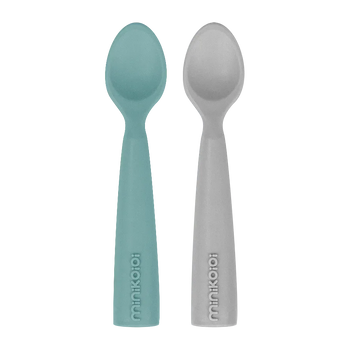Silicone Baby Spoon Set for BLW & Self Feeding