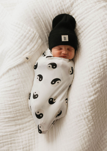 Bamboo Swaddle | Black & White Yin Yang