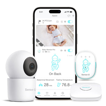 Sense-U Baby Monitor Pro+ Bundle with 2K Camera – Complete Baby Monitoring System