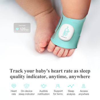 Sense-U Smart Sock Shoe Baby Monitor 3 (Long Range) – Extended Bluetooth, Real-Time Health Monitoring