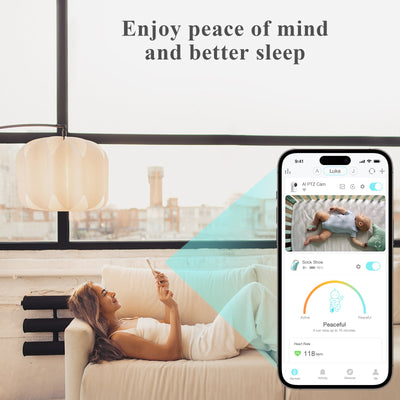 Sense-U Smart Sock Shoe Baby Monitor 3 – Real-Time Heart Rate & Sleep Tracking