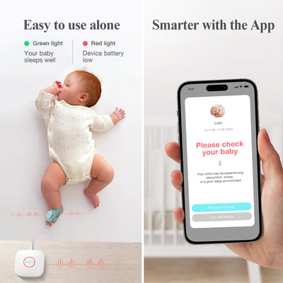 Sense-U Smart Sock Shoe Baby Monitor 3 – Real-Time Heart Rate & Sleep Tracking