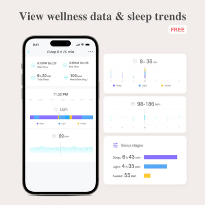 Sense-U Smart Sock Shoe Baby Monitor 3 – Real-Time Heart Rate & Sleep Tracking