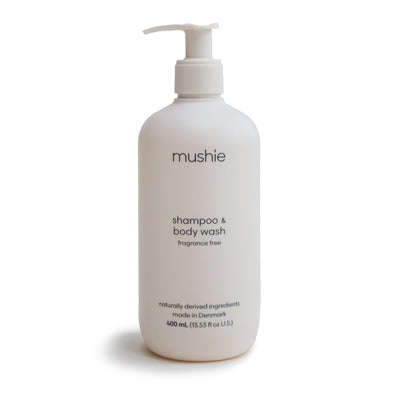Mushie Shampoo & Body Wash – Gentle Baby Hair & Skin Wash