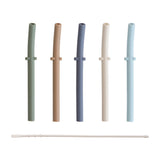 Mushie Silicone Replacement Straws Set (5 Pack)