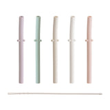 Mushie Silicone Replacement Straws Set (5 Pack)