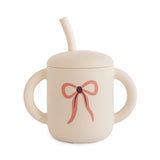 Mushie Silicone Training Cup + Straw