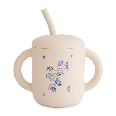 Mushie Silicone Training Cup + Straw