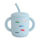 Mushie Silicone Training Cup + Straw