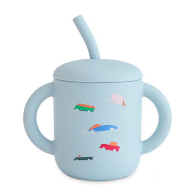 Mushie Silicone Training Cup + Straw
