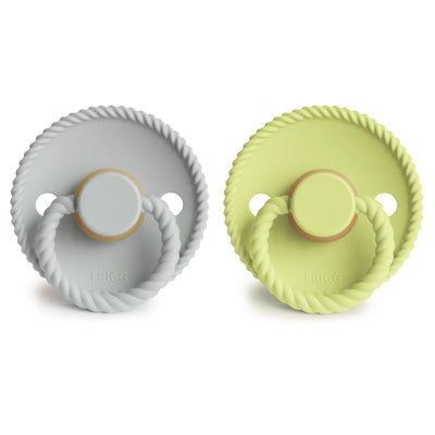 FRIGG Rope Rubber Pacifier – Natural Latex Baby Pacifier