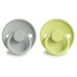 FRIGG Rope Silicone Pacifier – SilkySoft™ Medical Grade Silicone