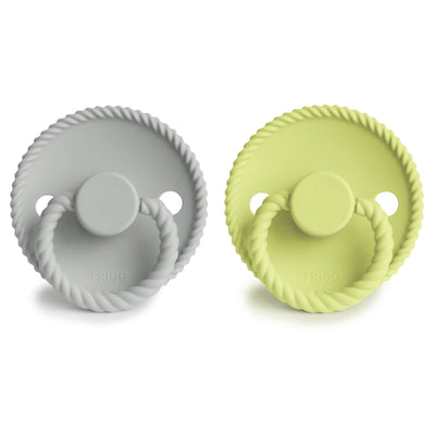 FRIGG Rope Silicone Pacifier – SilkySoft™ Medical Grade Silicone