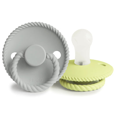 FRIGG Rope Silicone Pacifier – SilkySoft™ Medical Grade Silicone