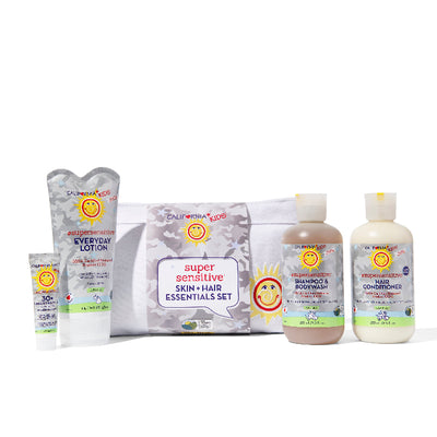 California Kids Super Sensitive Essentials Set – Fragrance-Free Sensitive Skin Care