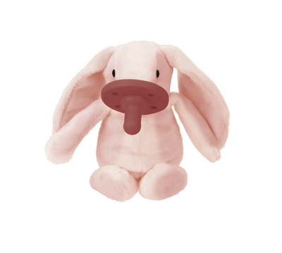 Silicone Pacifier with Soft Toy for Newborns – Gum-Friendly Comfort Soother