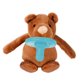 Silicone Pacifier with Soft Toy for Newborns – Gum-Friendly Comfort Soother