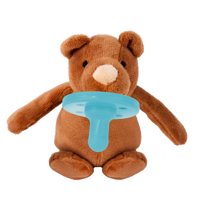 Silicone Pacifier with Soft Toy for Newborns – Gum-Friendly Comfort Soother
