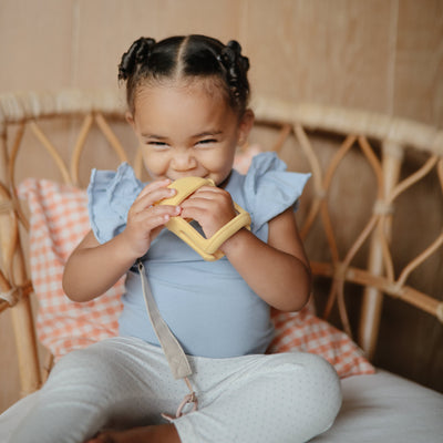 No-Drop Silicone Baby Teether