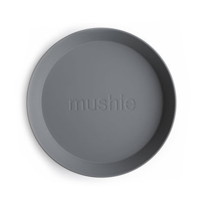 Mushie Round Dinnerware Plates – Non-Toxic Baby Plate Set
