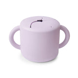 Mushie Silicone Snack Cup – Spill-Proof Toddler Snack Container