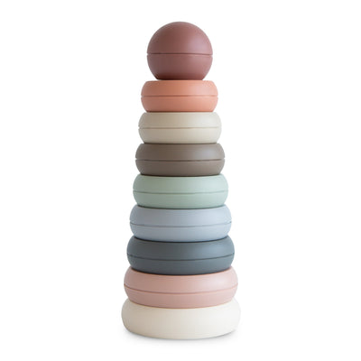 Mushie Stacking Rings Toy – Toddler Stacking Toy