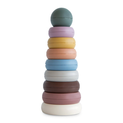Mushie Stacking Rings Toy – Toddler Stacking Toy
