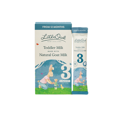 LittleOak Goat Stage 3 A2 Toddler Formula Olive Oil Sachets 6x30g