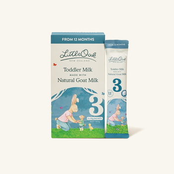 Natural Goat Milk Toddler Milk 6 x 30gm with Olive Oil Travel Sachets