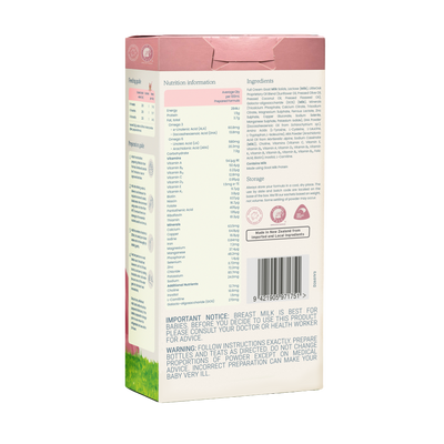 LittleOak Goat Milk Infant Formula Stage 1 A2 Olive Oil Travel Sachets 6x30g