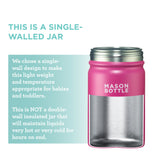 Stainless Steel Mason Jar, 16oz