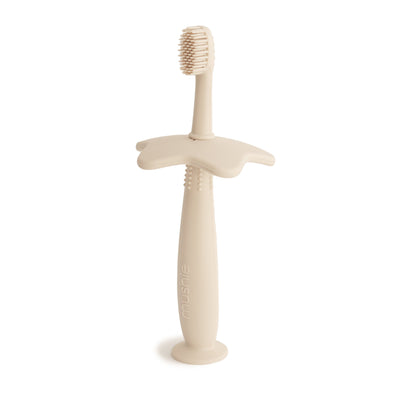 Mushie Star Training Toothbrush – Silicone Toddler Toothbrush