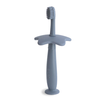 Mushie Star Training Toothbrush – Silicone Toddler Toothbrush