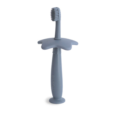 Mushie Star Training Toothbrush – Silicone Toddler Toothbrush