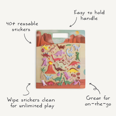 Reusable Puffy Sticker Book for Kids