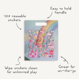 Reusable Puffy Sticker Book for Kids