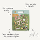Reusable Puffy Sticker Book for Kids