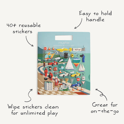 Reusable Puffy Sticker Book for Kids
