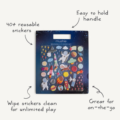Reusable Puffy Sticker Book for Kids