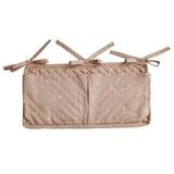 Mushie Storage Pocket – Nursery Organizer with Ribbon Ties