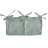 Mushie Storage Pocket – Nursery Organizer with Ribbon Ties