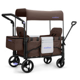 Momfann 4-in-1 Double Stroller Wagon – Stroller, Lay-Flat, Wagon & Bench Modes
