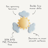 Silicone Suction Spinner Toy