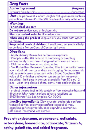 California Baby Super Sensitive Mineral Sunscreen SPF 30+ – Fragrance Free Broad Spectrum Protection