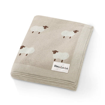 Whimsy Collection - Luxury 100% Cotton Knit Swaddle Baby Blanket