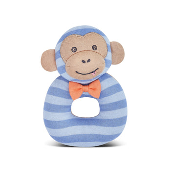 Apple Park Marvin Monkey Organic Cotton Teething Rattle