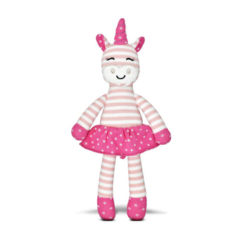 Apple Park Tiny Dancing Unicorn - Pink Stripe