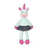 Apple Park Tiny Dancing Unicorn - Mint Stripe