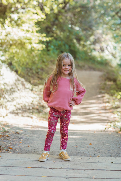 Apple Park Bamboo Blend Leggings - Woodland Dreams