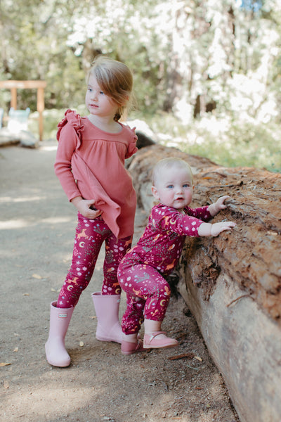 Apple Park Bamboo Blend Leggings - Woodland Dreams
